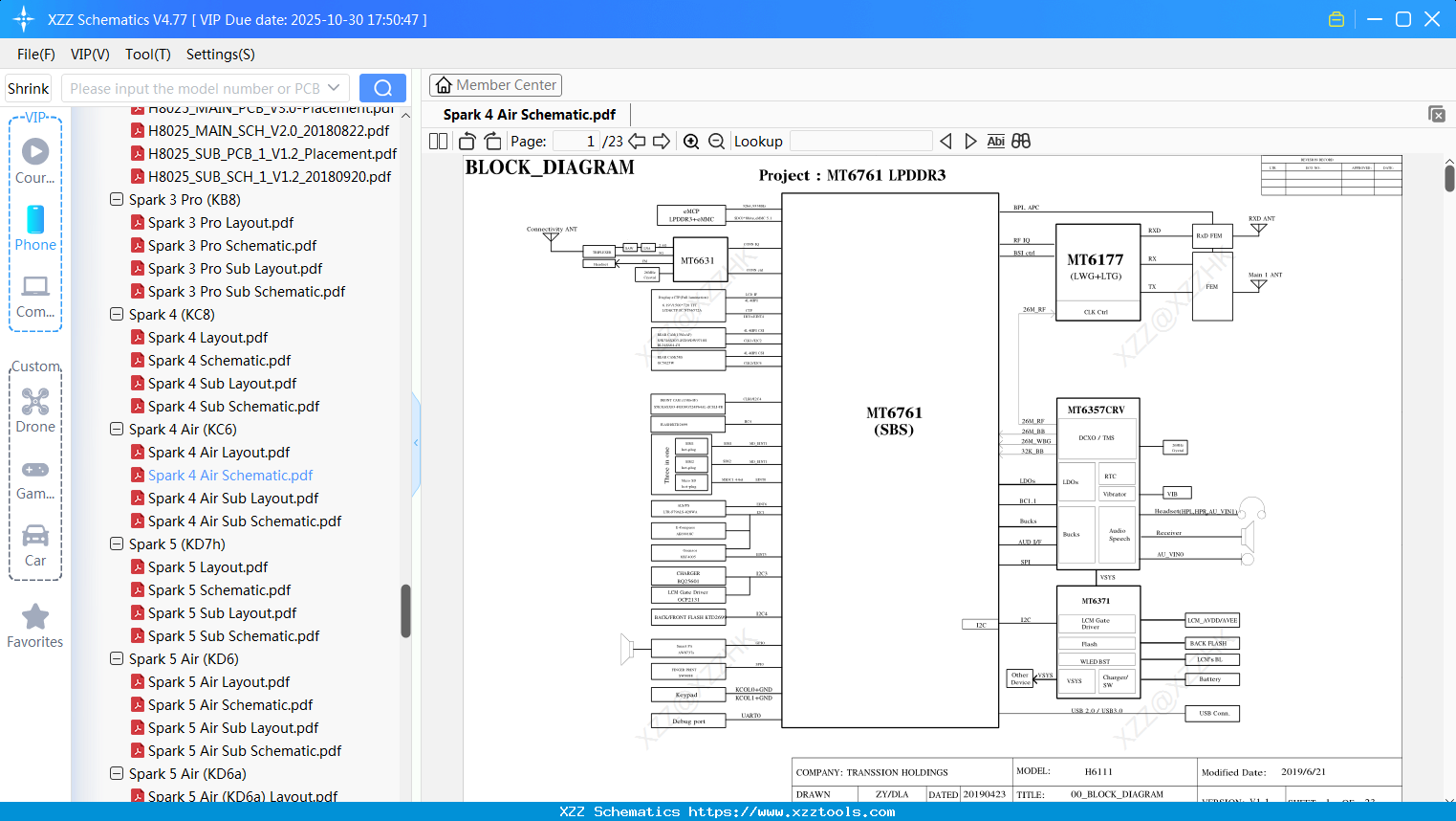 Tecno Spark 4 Air Schematic